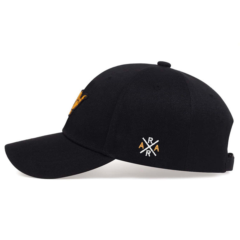 Gesture Embroidery Baseball Cap European And American Outdoor Leisure