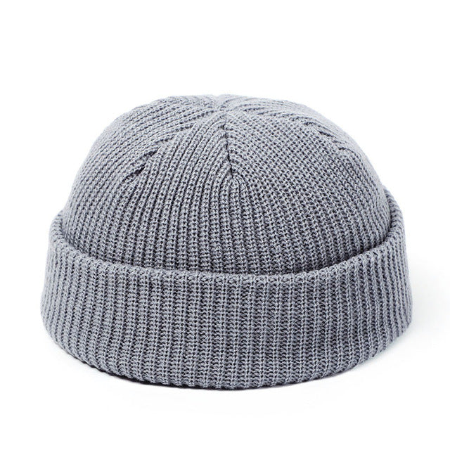 Knitted Beanie Hat Winter Retro