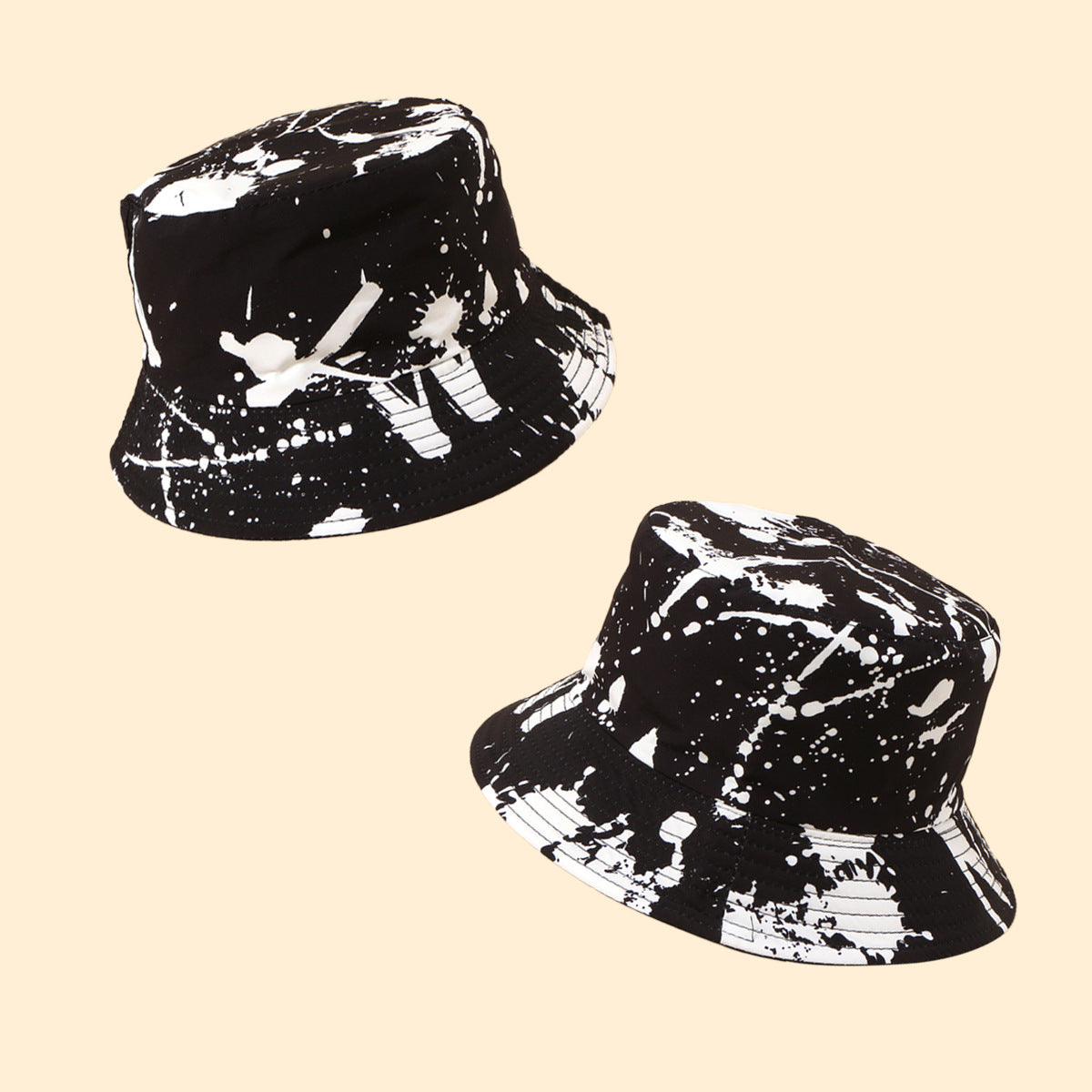 Korean Style Trendy Inkjet Fisherman Hat Men's All-match Sunshade