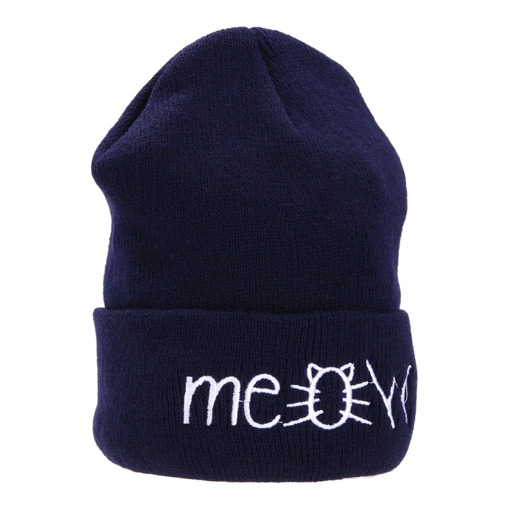 Autumn MEOW Casual Hip Beanies