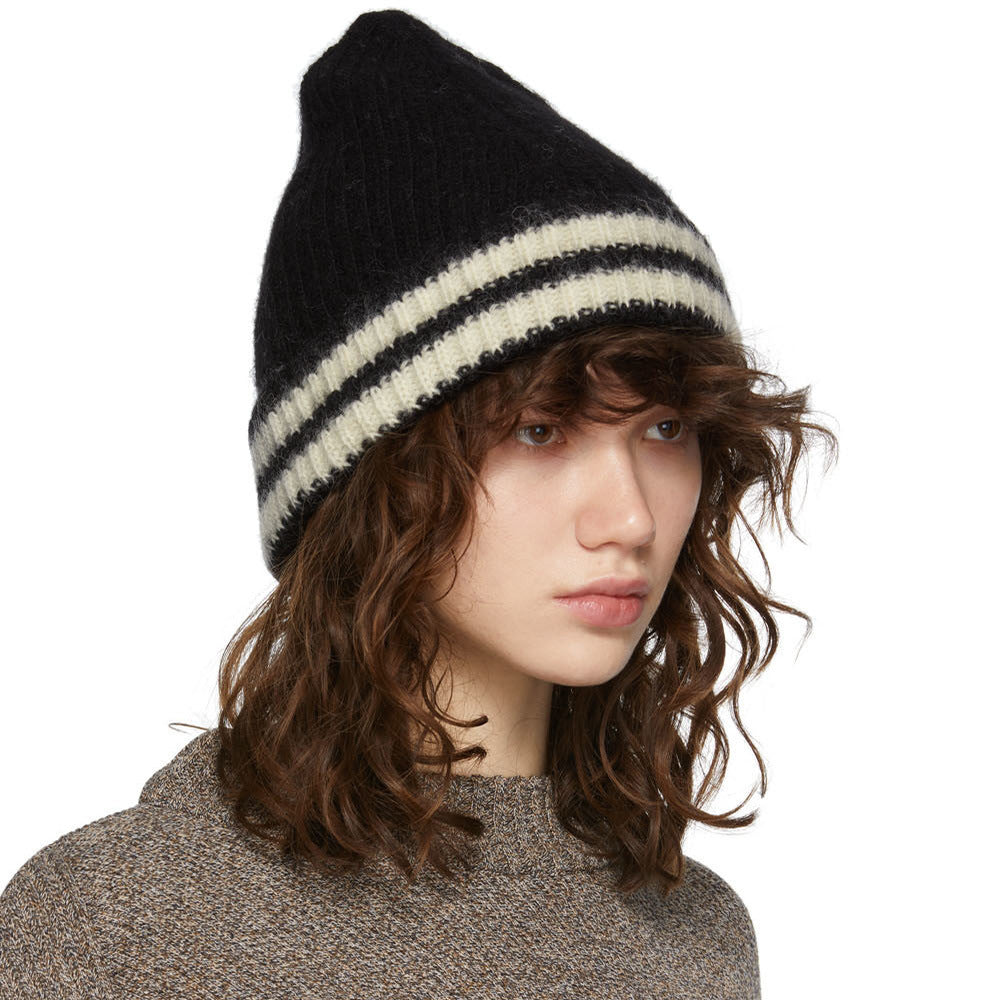 Striped Knitted Wool Hats