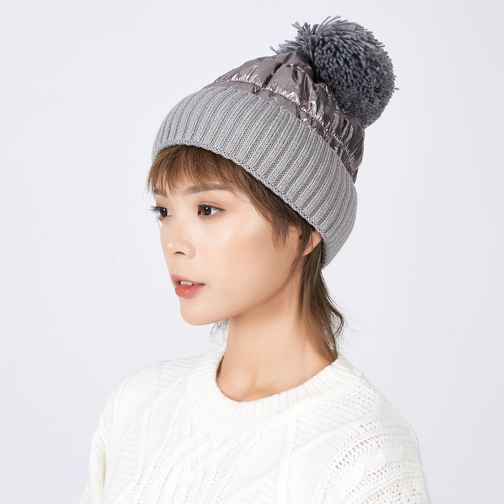 All-match thick woolen hat