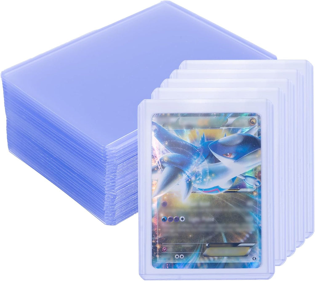 Transparent Card Cases Set of 30 Card Sleeves Clear Regular Thickness Trading Card Case Suitable for Sports Cards, Trading Cards, MTG, Pokemon Magic