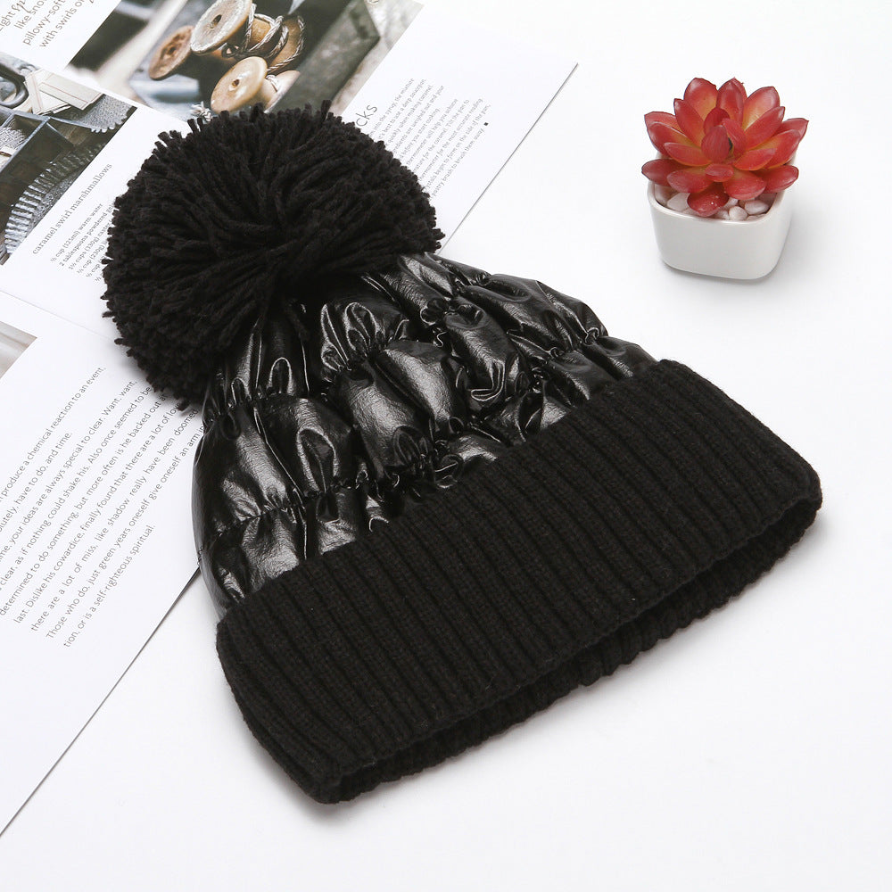 All-match thick woolen hat