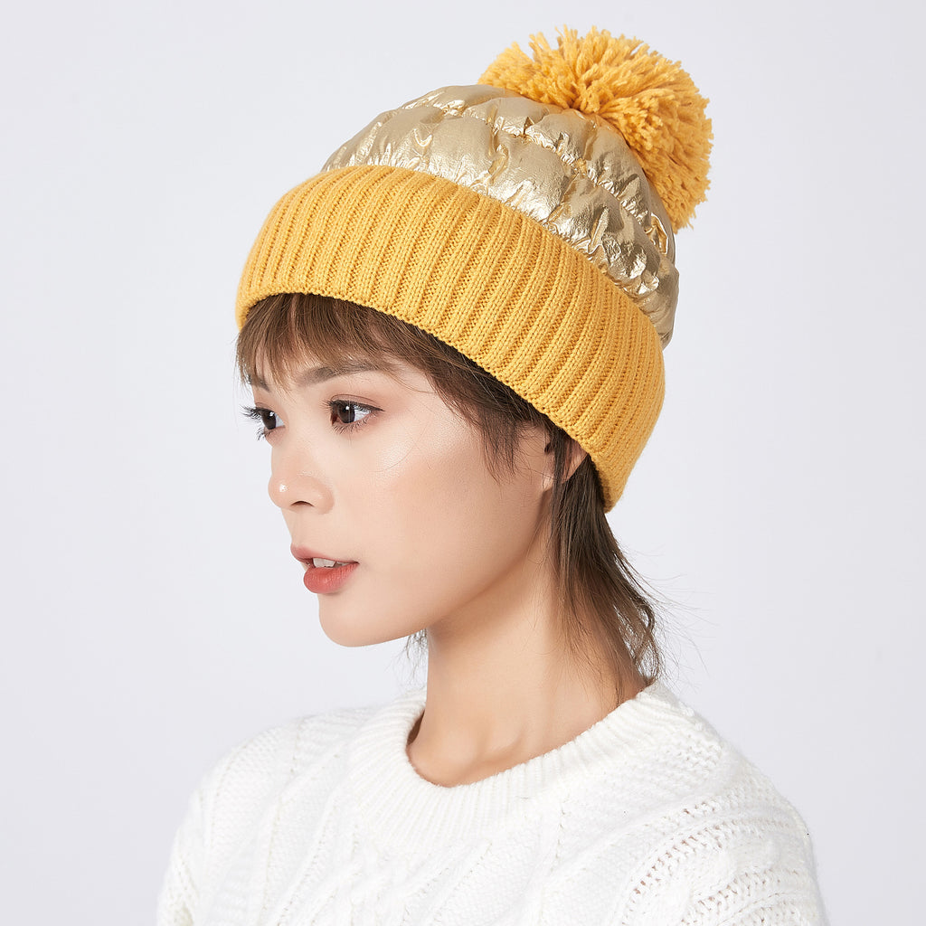 All-match thick woolen hat