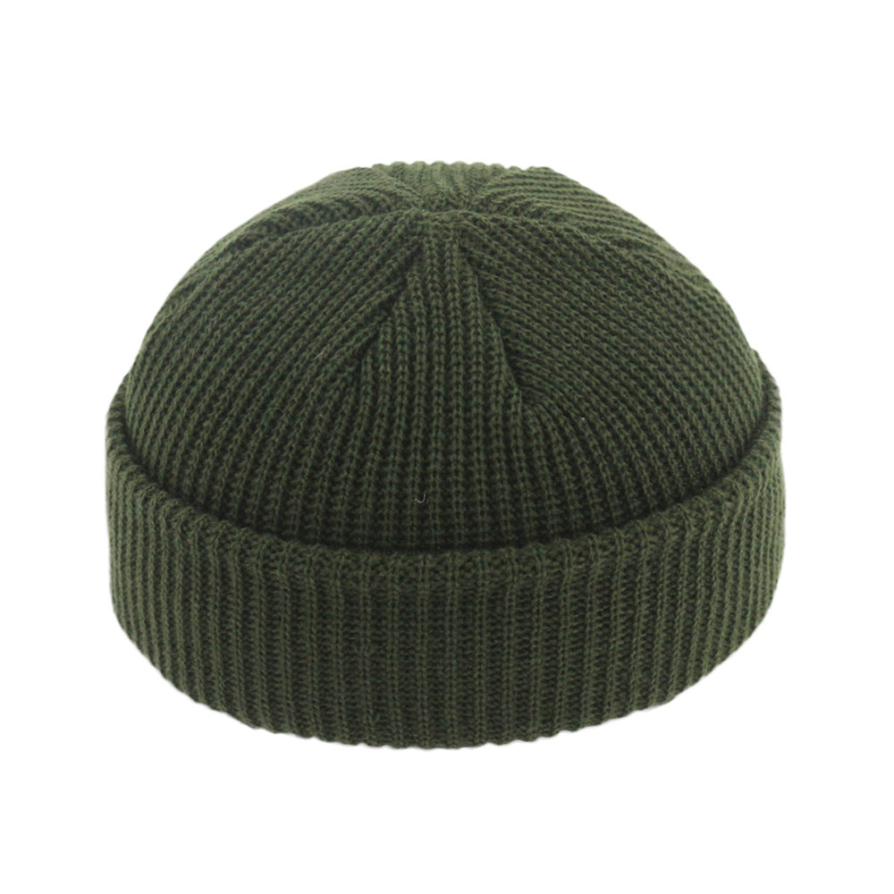 Knitted Beanie Hat Winter Retro
