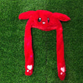Hat New Moving Rabbit Ear Hat Airbag Hat Plus Velvet