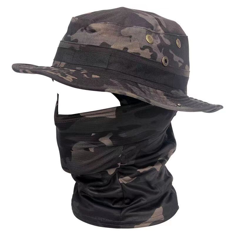 Outdoor Mountaineering Camping Fishing Sun-proof Bucket Hat Mask