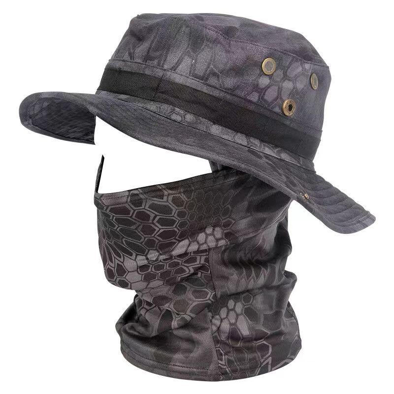 Outdoor Mountaineering Camping Fishing Sun-proof Bucket Hat Mask